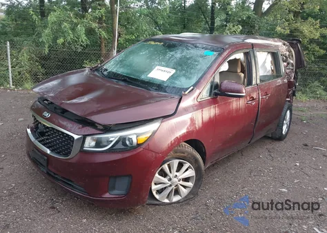 2015 Kia Sedona Lx z USA, uszkodzony, nr VIN KNDMB5C18F6024162